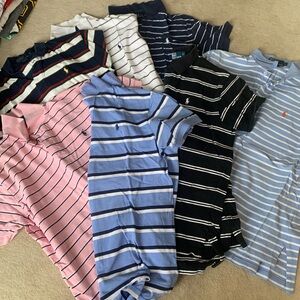Lot of 7 Ralph by Ralph Lauren polos, L